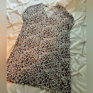 Gap Leopard Print Dress - Size Medium